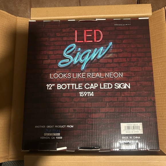 Big Daddy's Garage Open 24/7 Vintage Inspired LED Neon Sign Retro Wall Decor - Picture 7 of 7